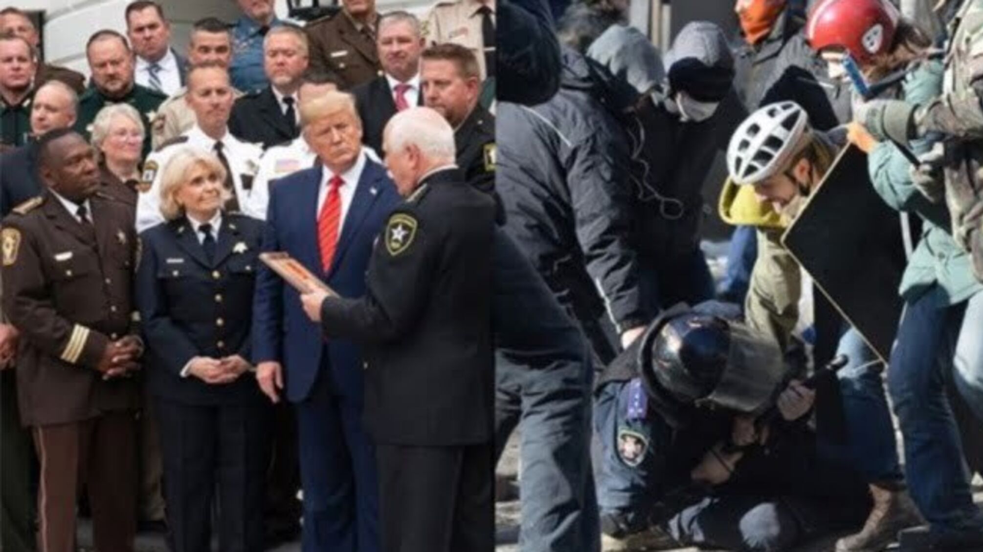 У Трампа використали фото з Революції Гідності для ілюстрації хаосу та насильства