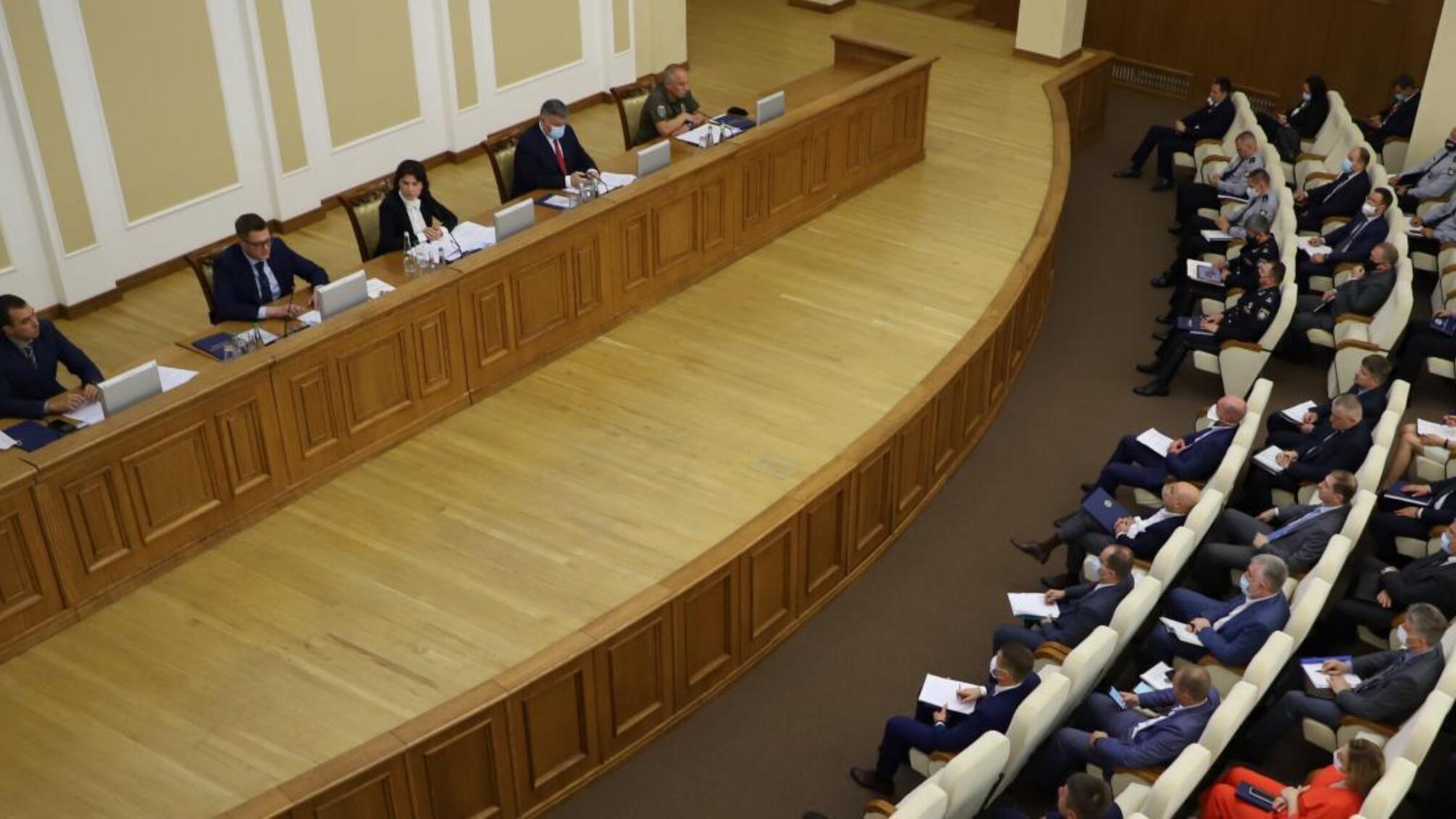 Координаційна нарада керівників правоохоронних органів щодо стану протидії кримінальним правопорушенням проти громадської безпеки (ВІДЕО)