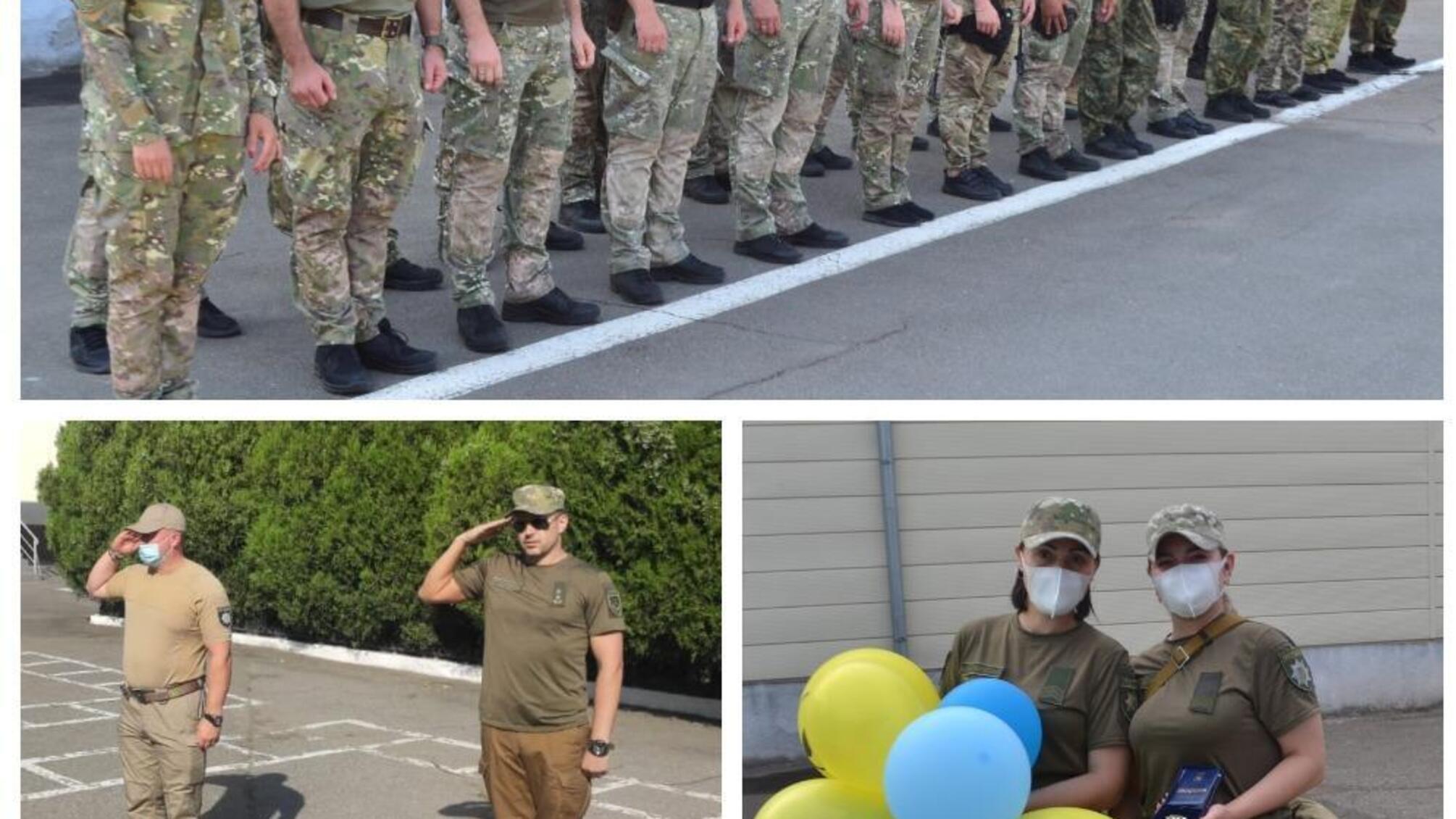В Одесі зустріли зведений загін поліцейських, що прибув із зони проведення Операції об’єднаних сил