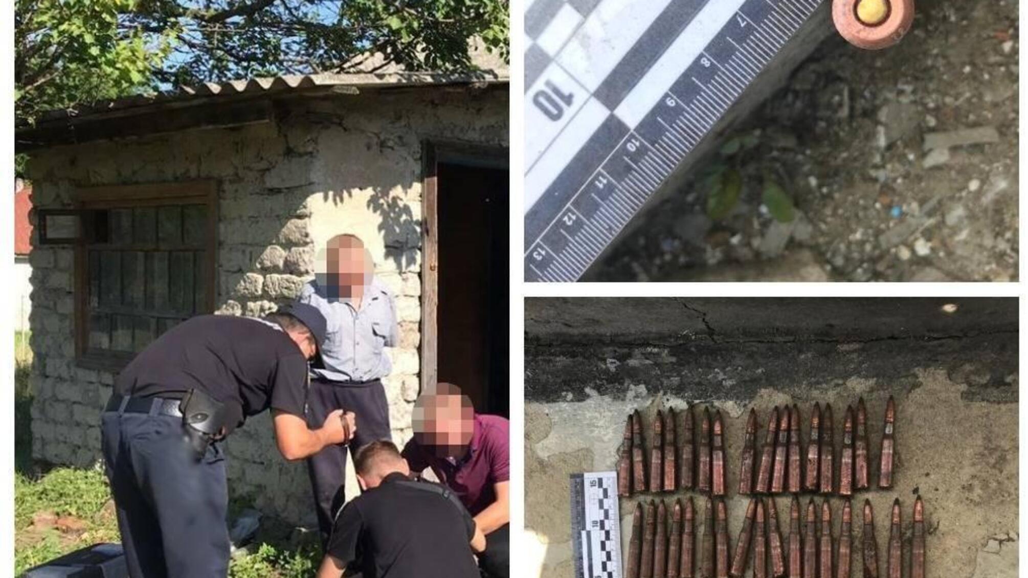 У двох жителів Одещини поліцейські вилучили набої до вогнепальної зброї