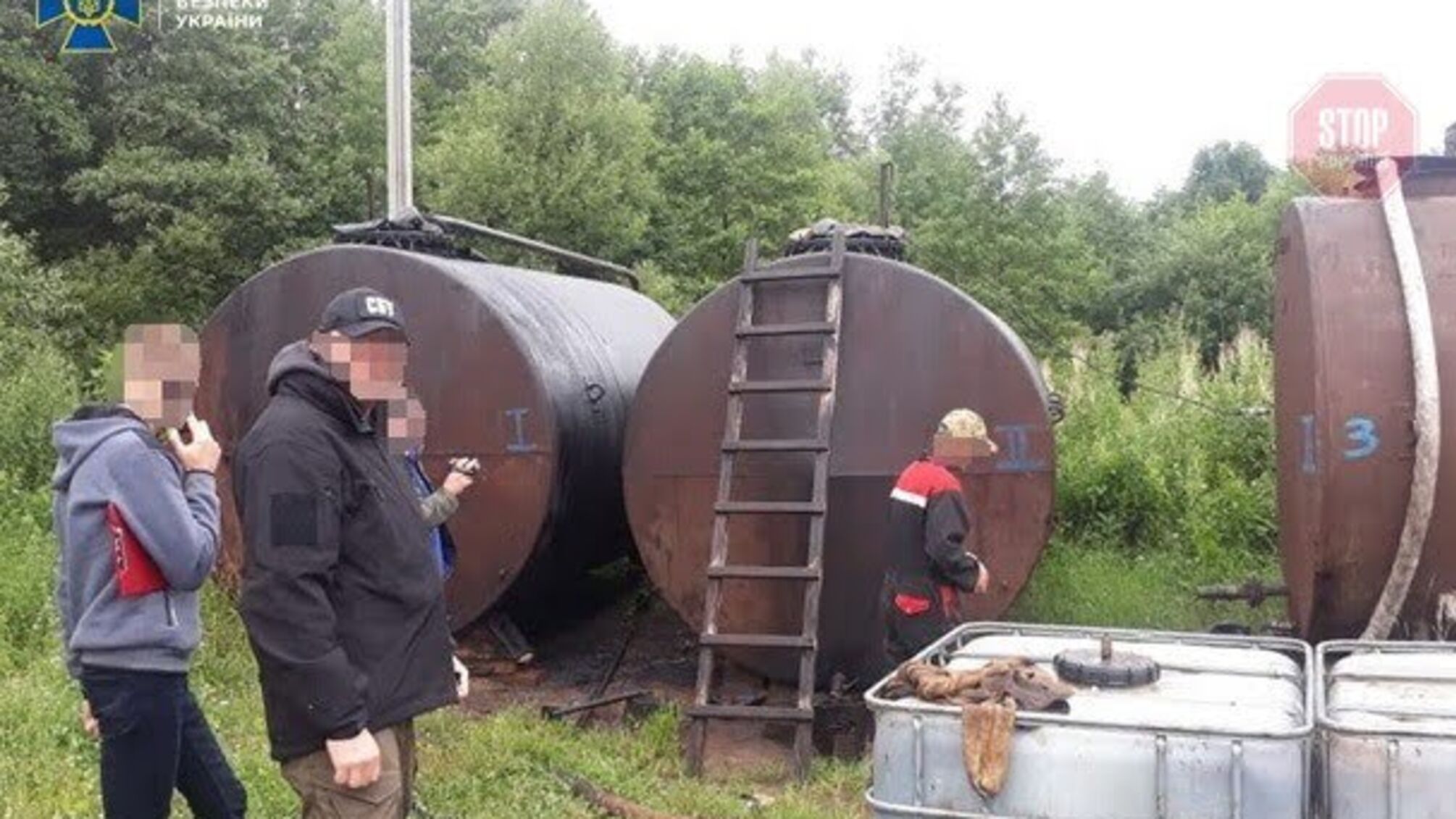 На Прикарпатті силовики перекрили незаконний нафтовидобуток