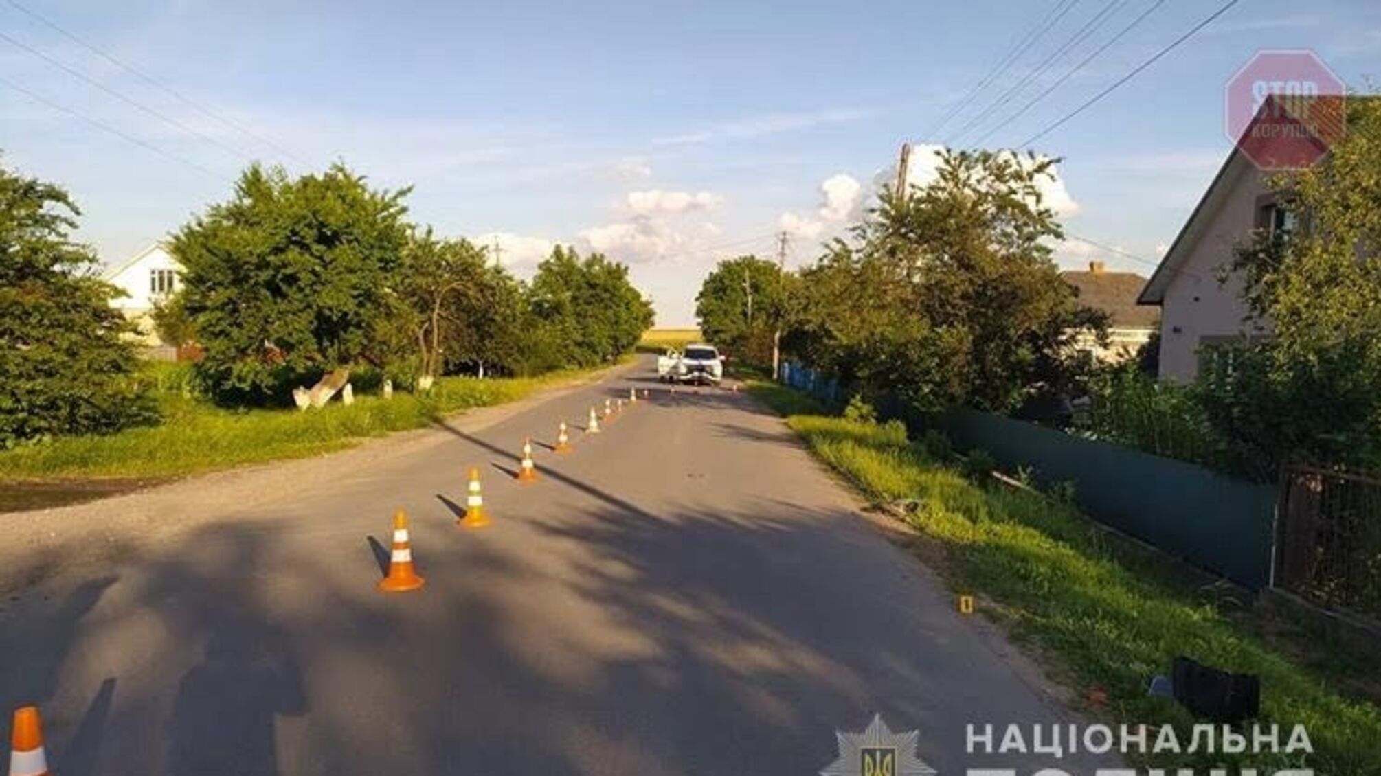 На Тернопільщині п'яний водій збив 8-річного велосипедиста