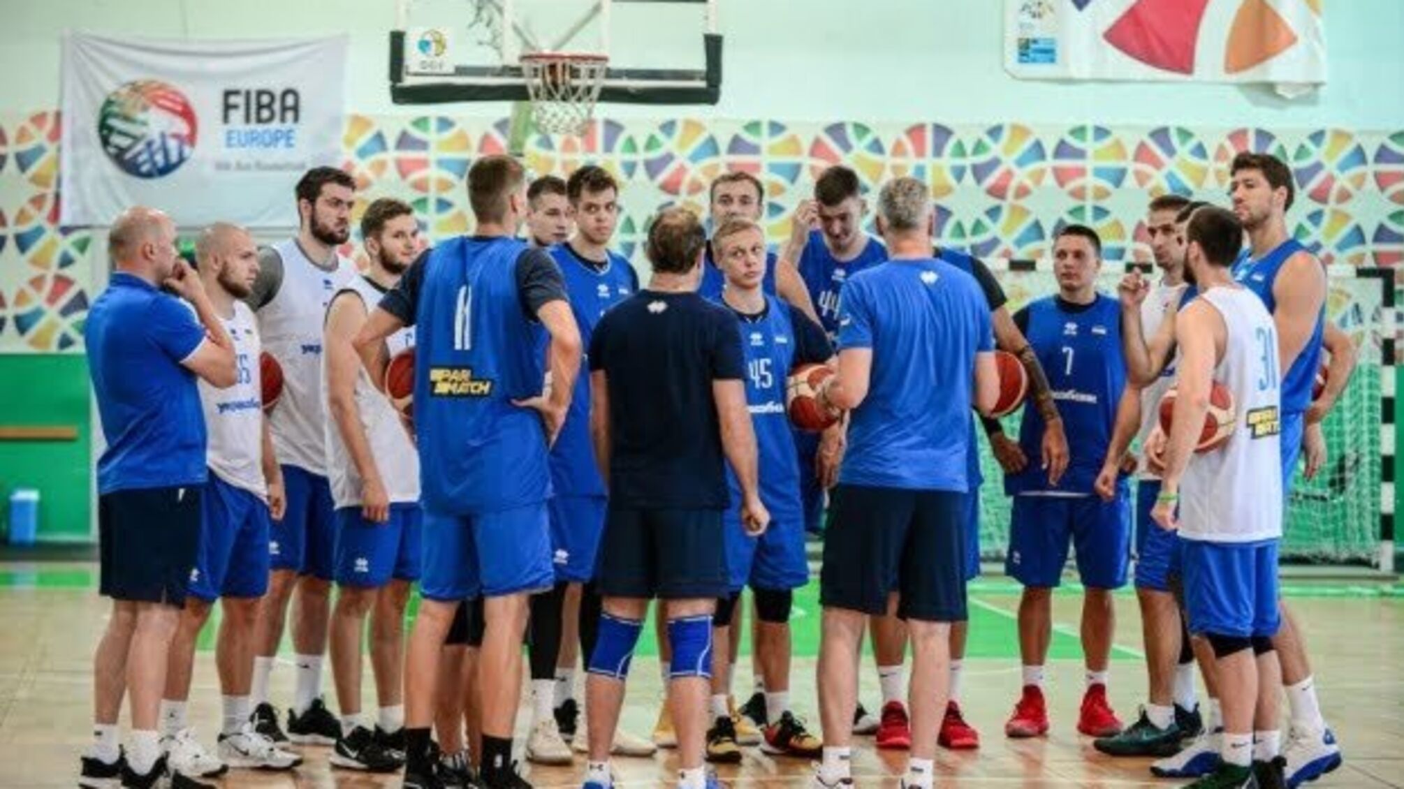 Чоловіча збірна України з баскетболу провела відкрите тренування
