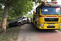 У Польщі молодий українець за кермом ''Maserati'' спричинив ДТП, є постраждалі (фото)