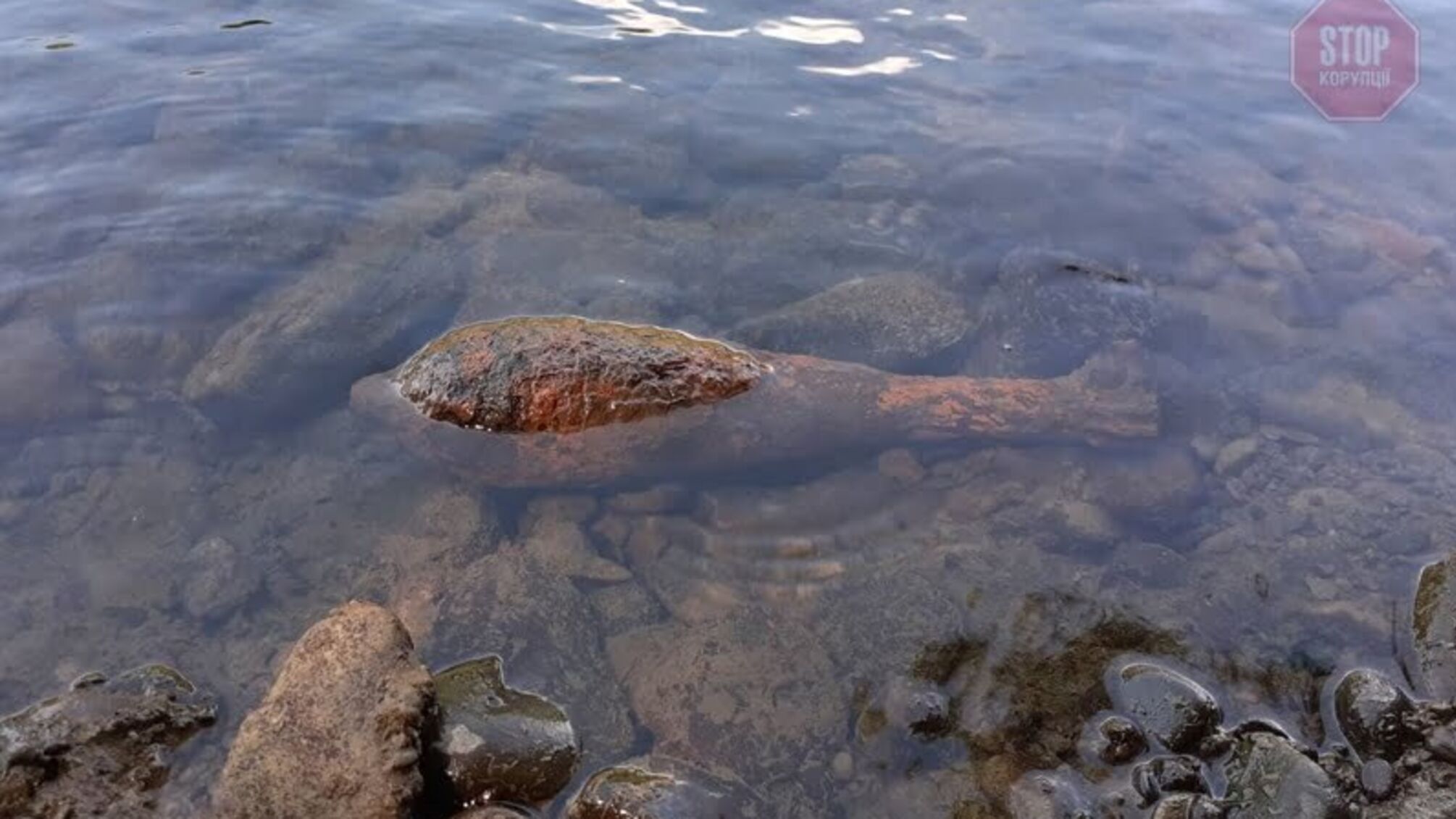 На Закарпатті рибалка ледь не підірвався на міні (фото)