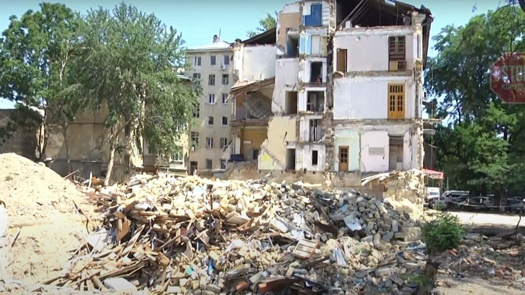 За останні три місяці в Одесі обвалились п’ять історичних будівель (відео)