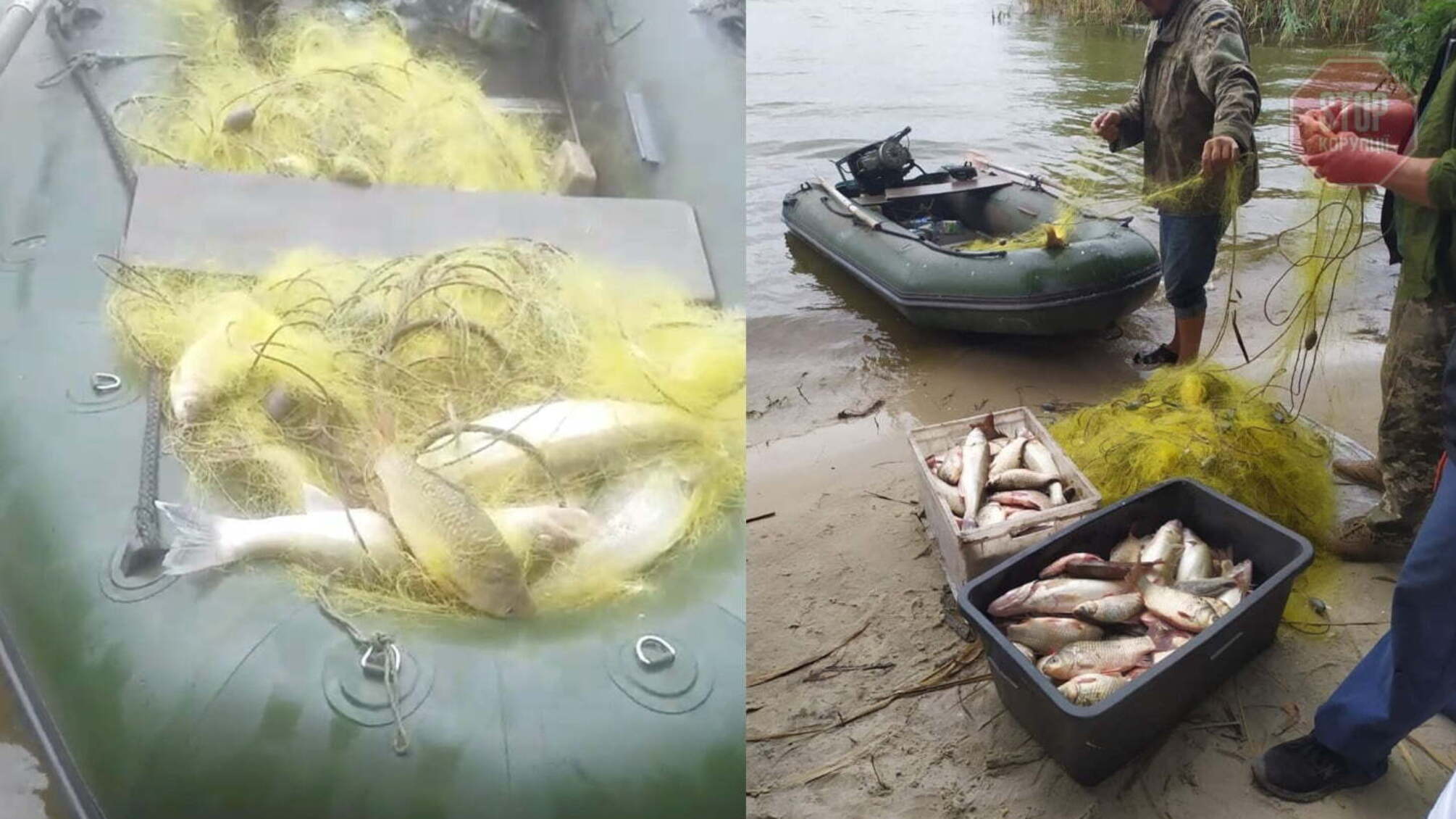 На Полтавщині активісти виявили човен рибних браконьєрів у держзаказнику