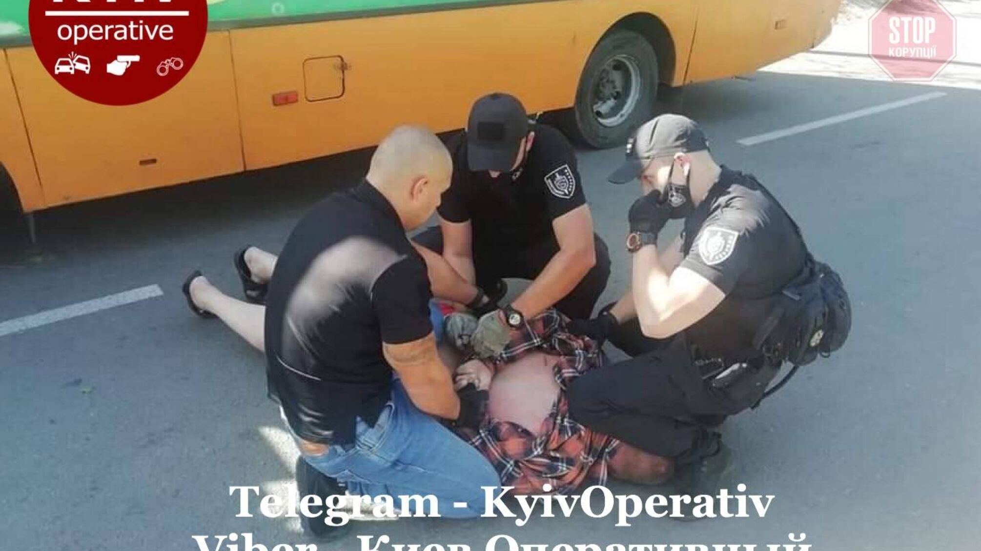 Під Києвом їздив п'яний водій маршрутки (фото)