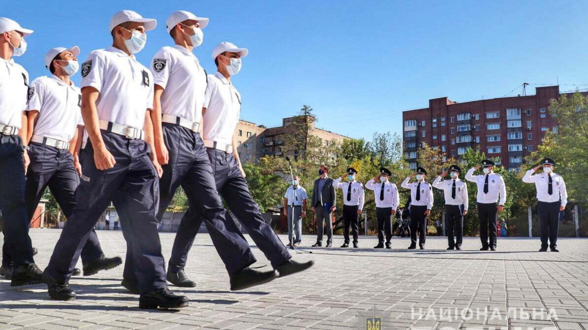 На Донеччині 126 першокурсників отримали свої перші звання – рядовий поліції