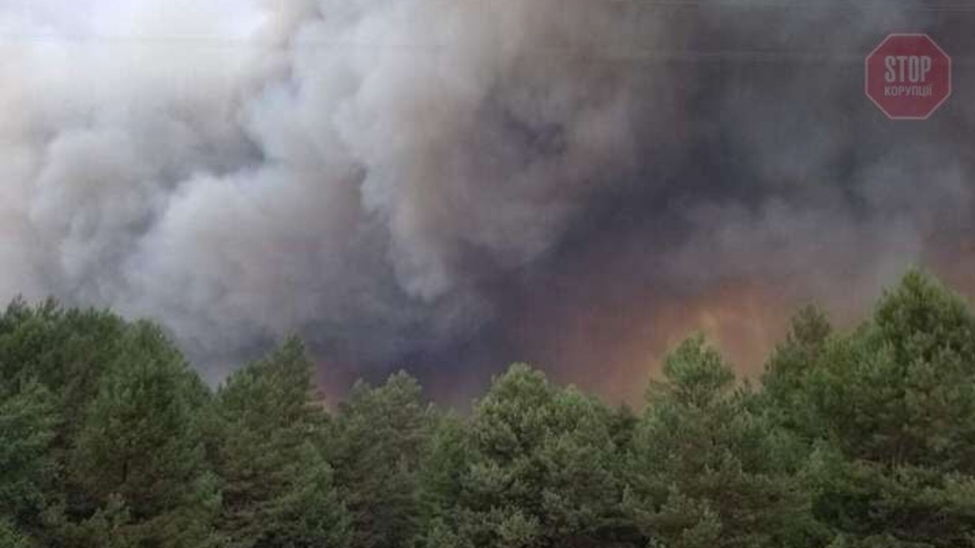 У Київській області горить військовий полігон
