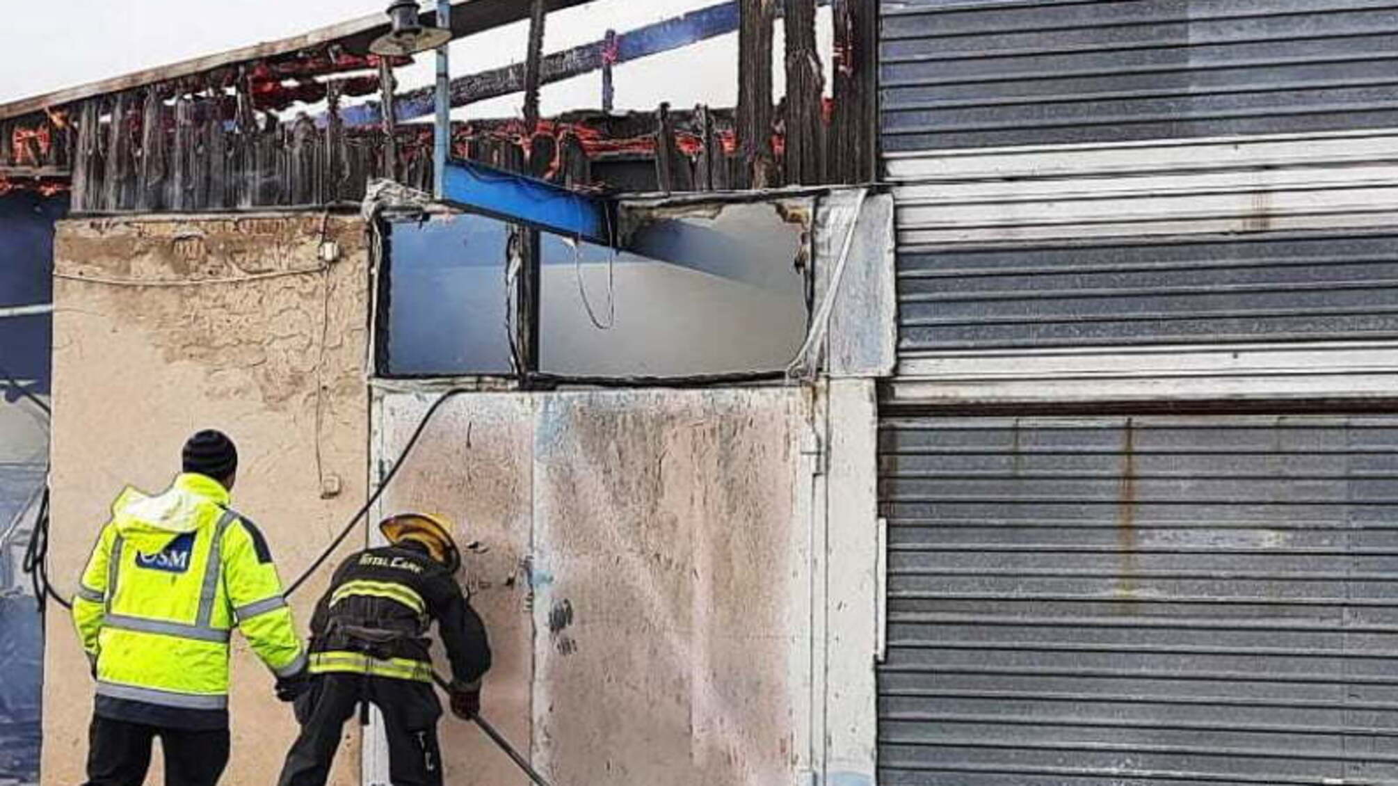 Херсонщина: рятувальники Олешківського району ліквідували пожежу допоміжної споруди