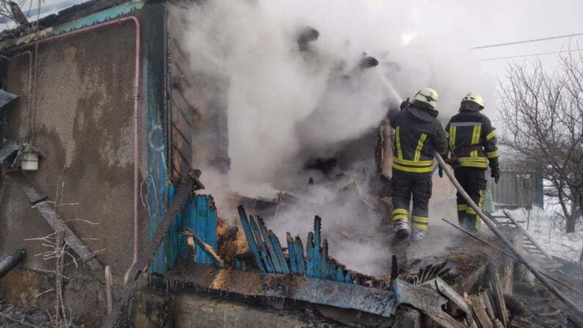 Луганщина: рятувальники ліквідували пожежу у житловому секторі