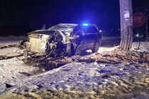 Новини Чернігова: п’яний водій пошкодив лінію електромереж (фото)