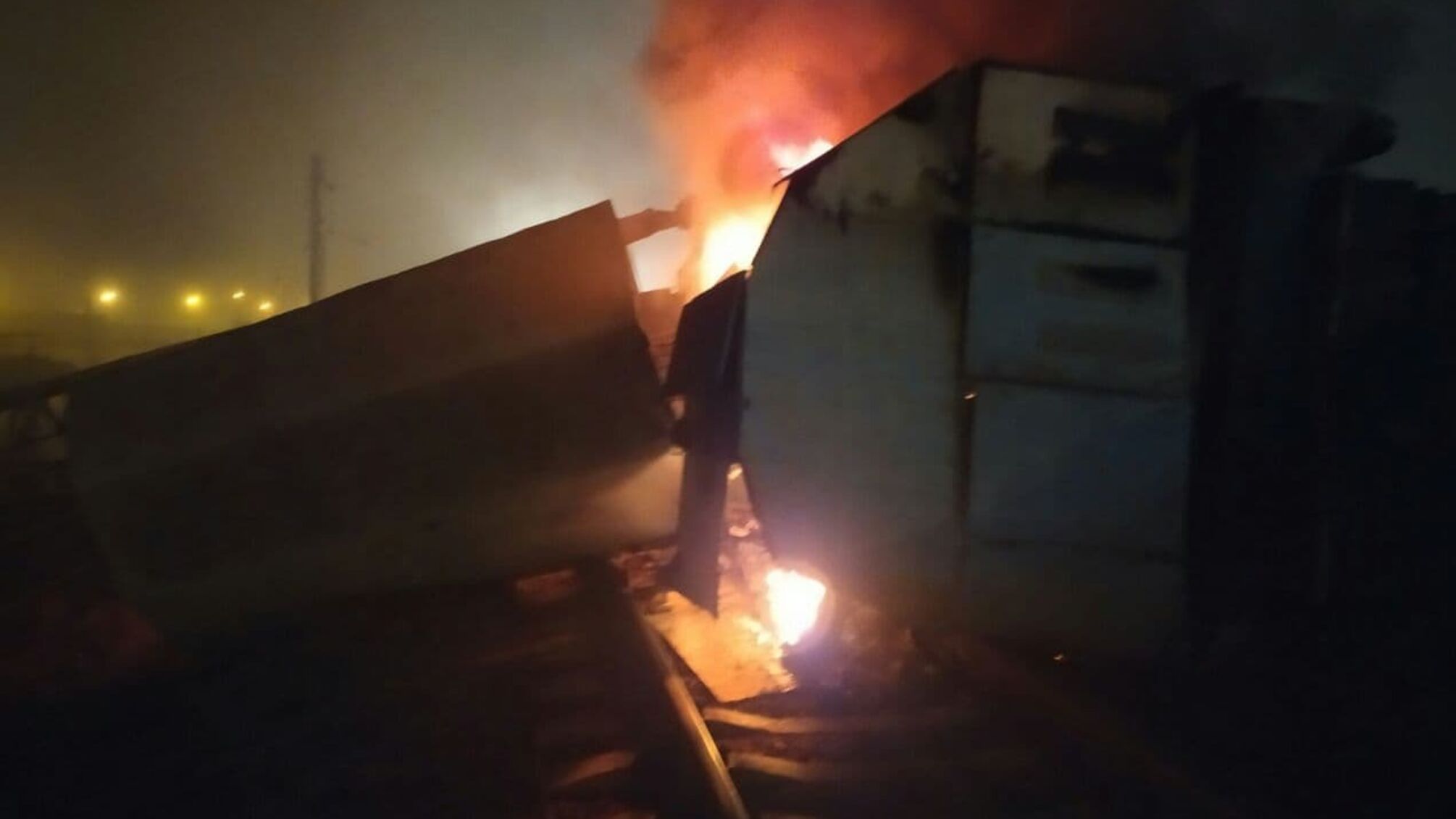 м. Маріуполь: вогнеборці ліквідували пожежу на території ПРАТ МК «Азовсталь»
