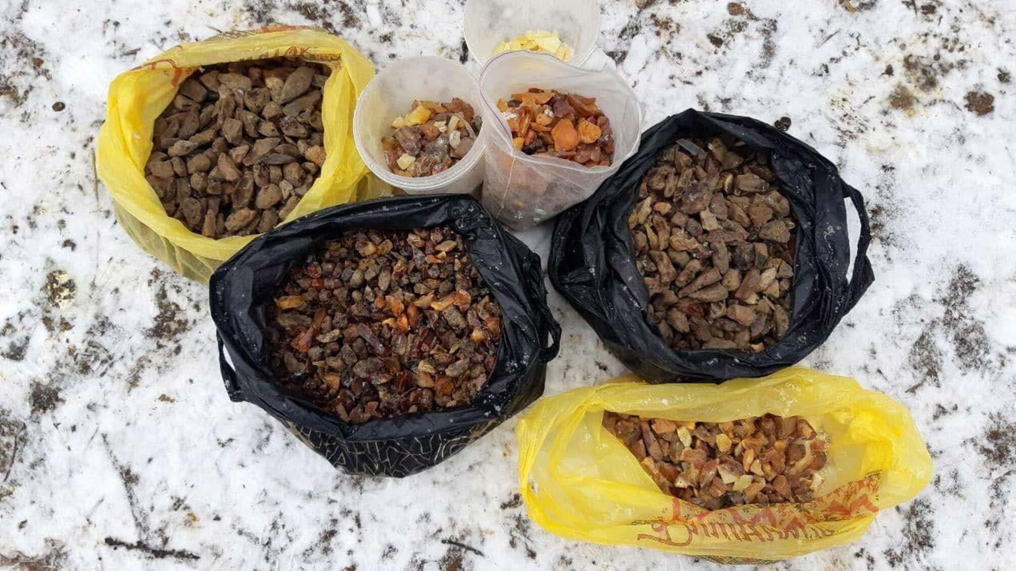 Майже 10 кілограмів бурштину вилучили поліцейські у жителя Рівненського району