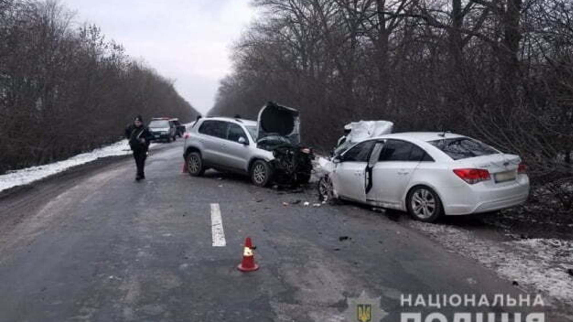 На Хмельниччині зіткнулися Volkswagen і Chevrolet, серед постраждалих - дитина