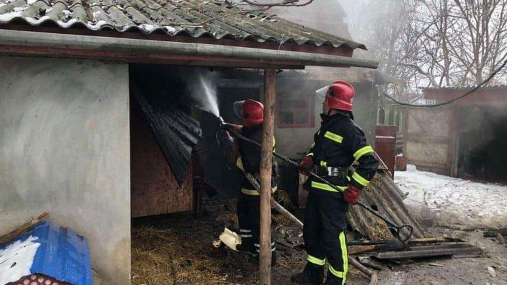 Вінницька область: під час пожежі травмовано людину