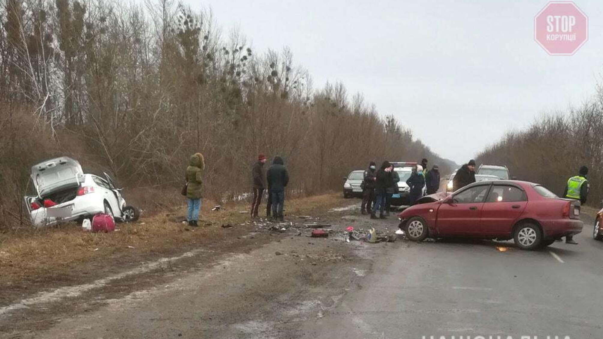 На Полтавщині сталася страшна ДТП, є постраждалі (фото)