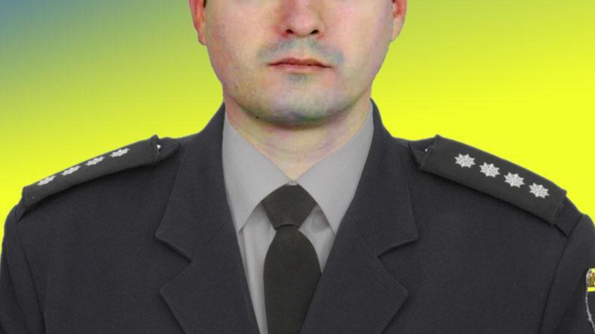 Поліція Житомирщини висловлює співчуття родині загиблого поліцейського Ігоря Мороза
