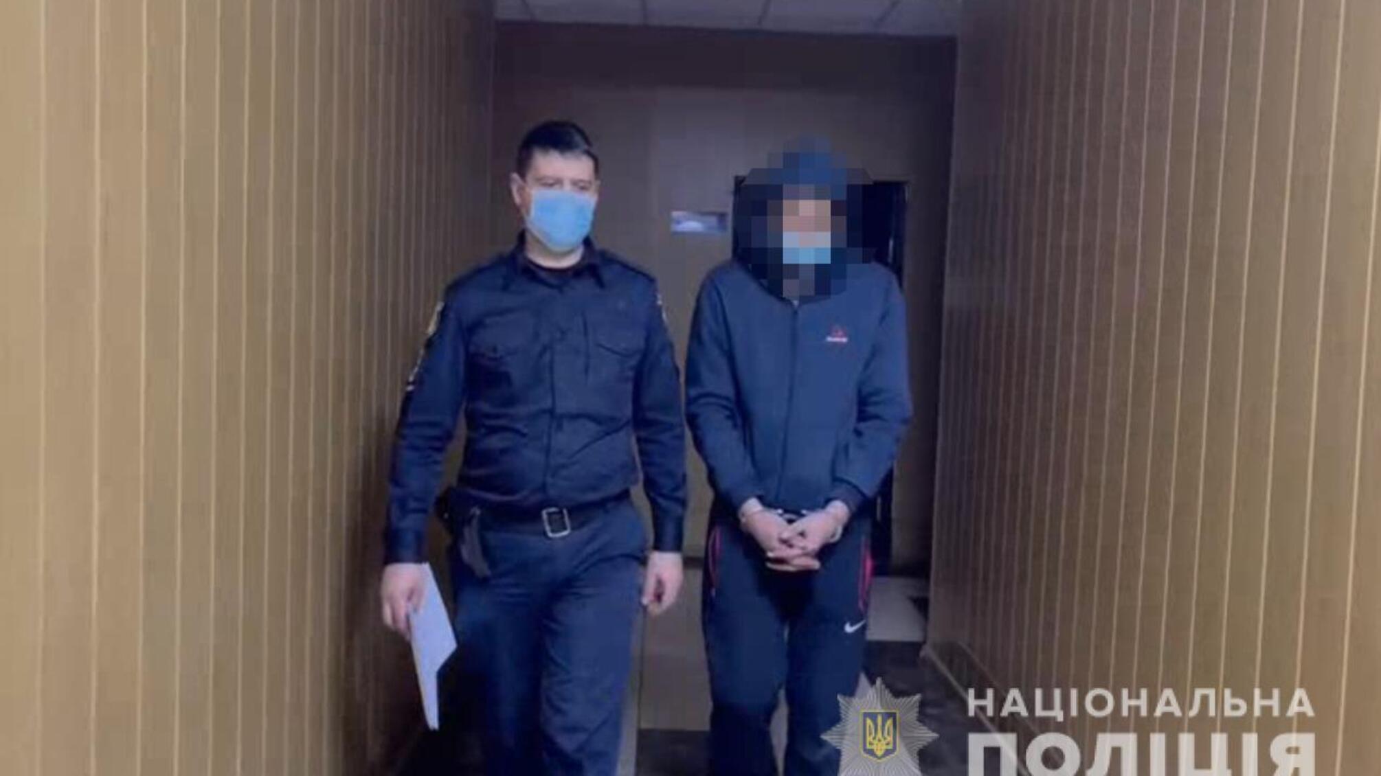 На Одещині поліцейські затримали 37-річного чоловіка, який до смерті забив свою дружину