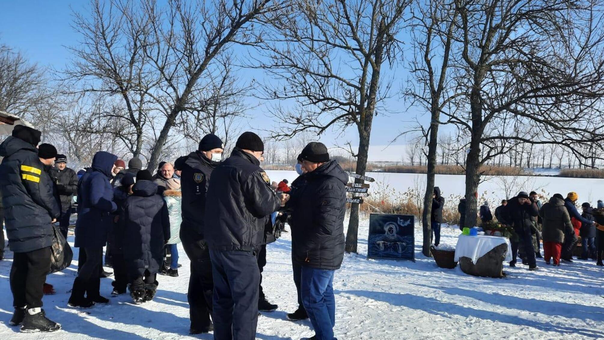 Поліція Одещини забезпечує правопорядок на заходах зі святкування Водохреща