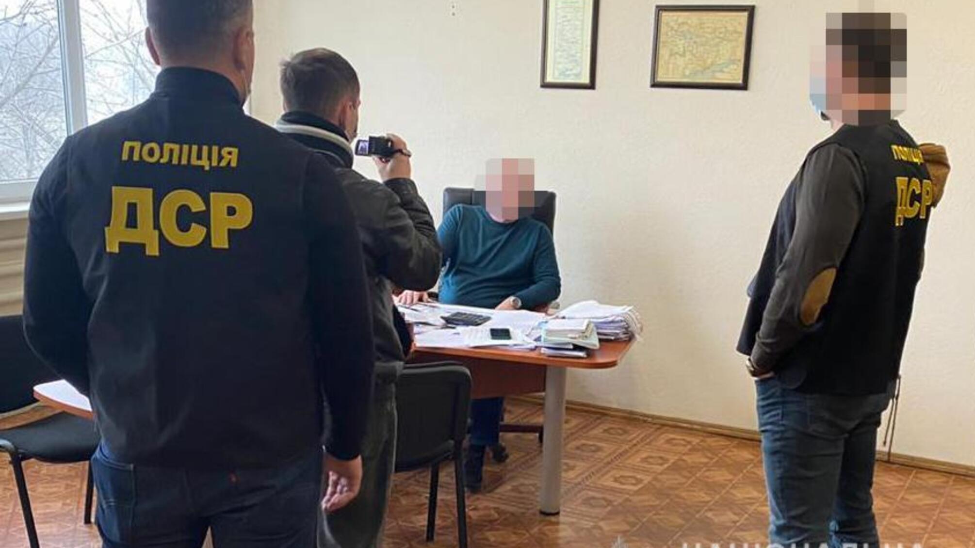 Поліцейські викрили у хабарництві начальника одного з управлінь «Запоріжгазу»