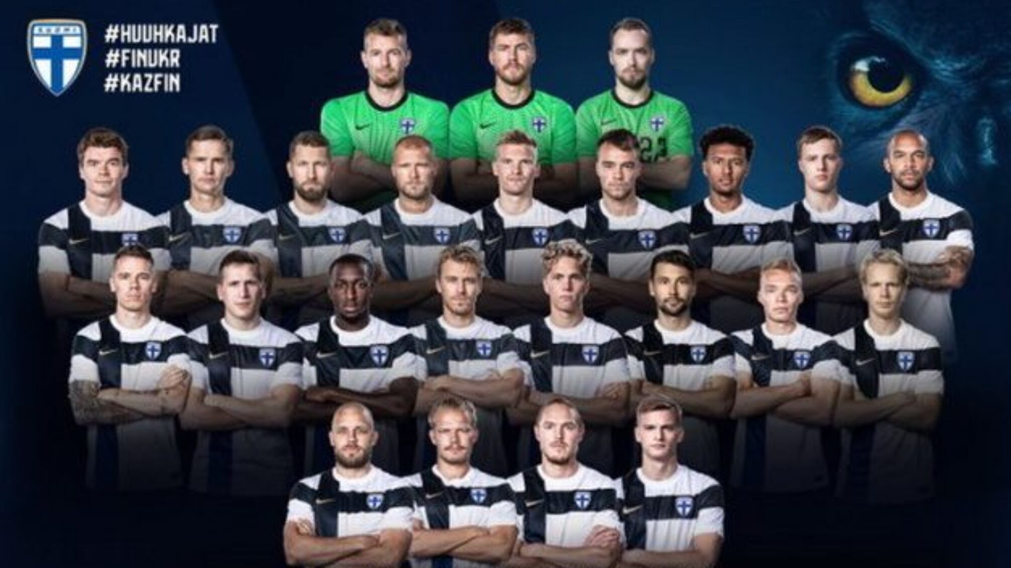 Фінляндія оголосила склад на футбольні матчі з Україною і Казахстаном