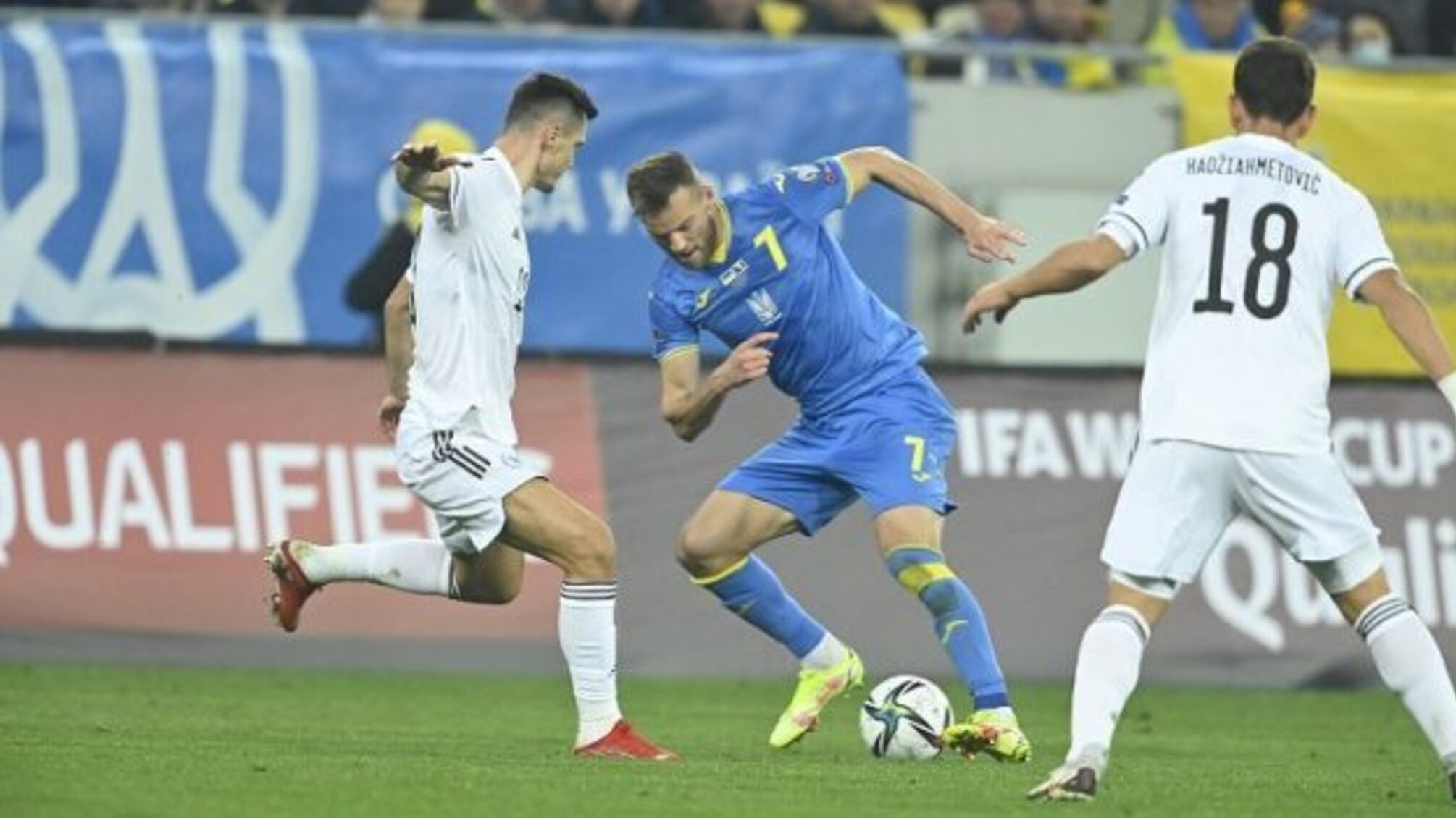 Україна зіграла внічию з Боснією і Герцеговиною у відборі ЧС-2022 з футболу