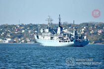 В Черном море корабль ВМС Украины получил повреждения
