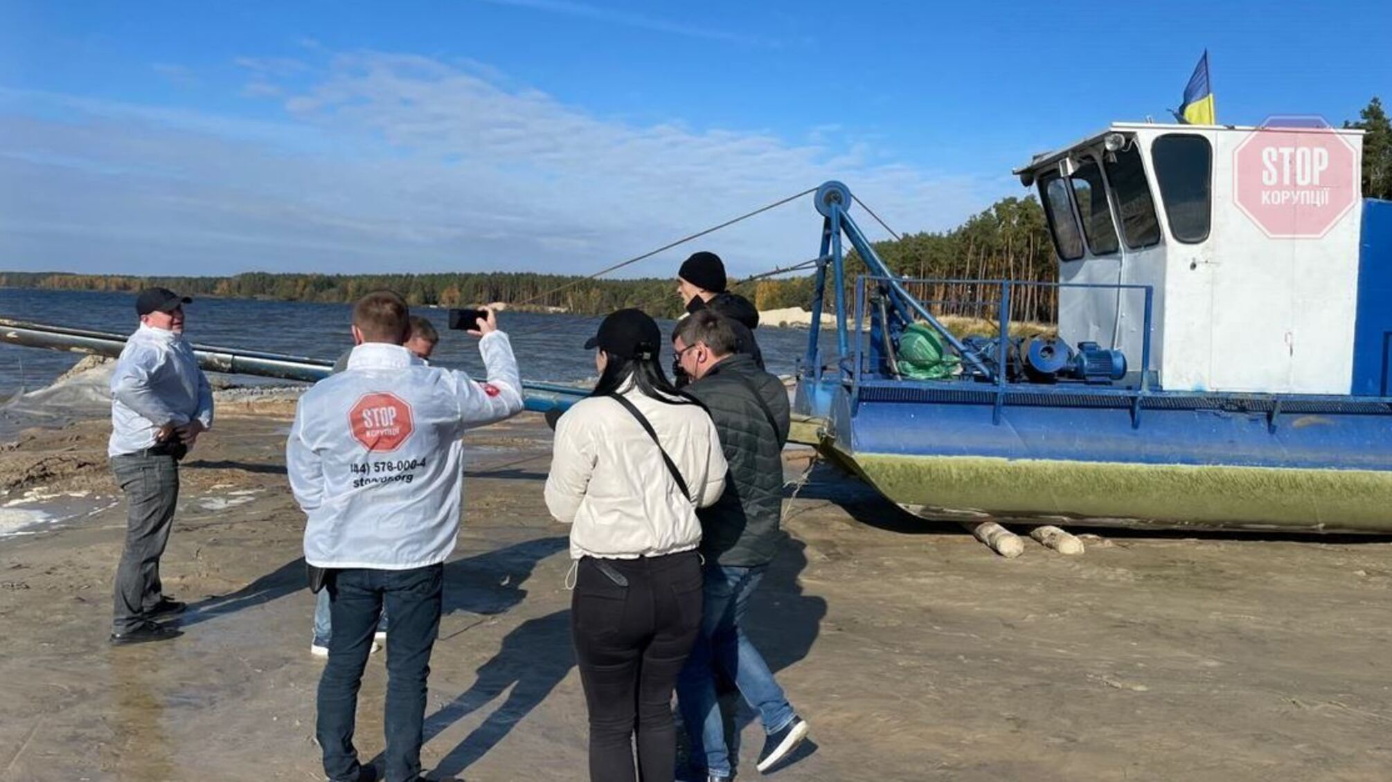 Айтишники-песчаные нелегалы? На Киевщине частная ТОВка взялась незаконно добывать песок