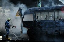 В Сирии взорвался автобус с военными, много жертв