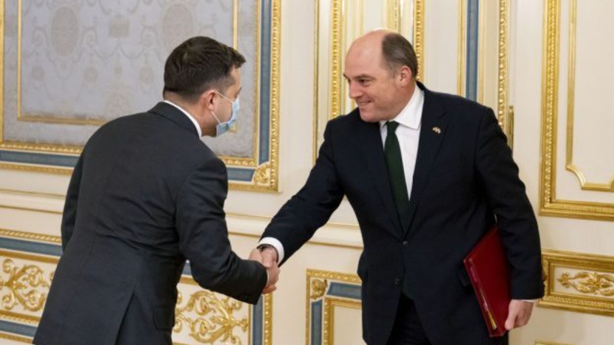 Зеленський зустрівся з міністром оборони Британії – говорили про флот і Nord Stream 2