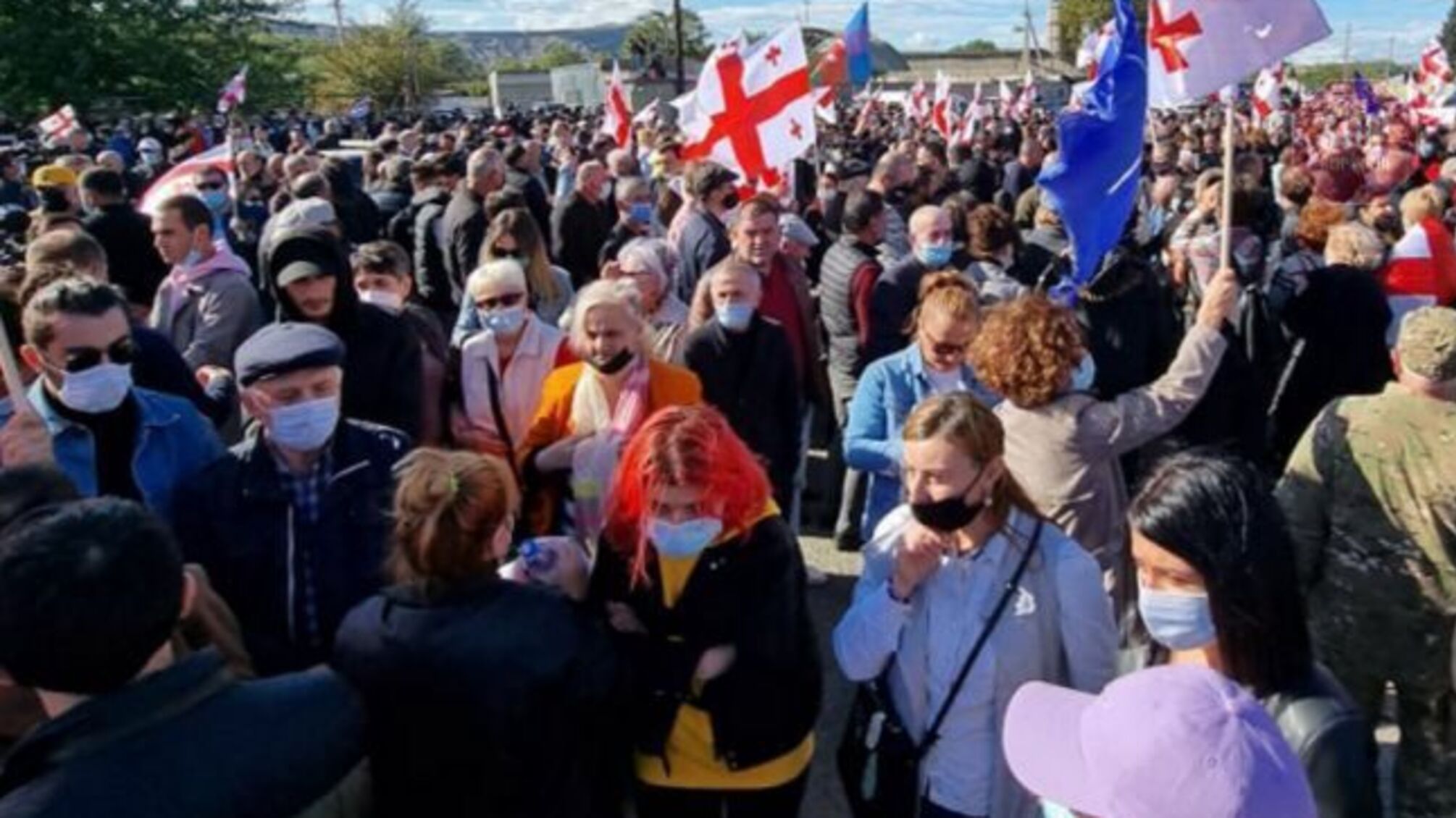 У Грузії проходить мітинг на підтримку Саакашвілі