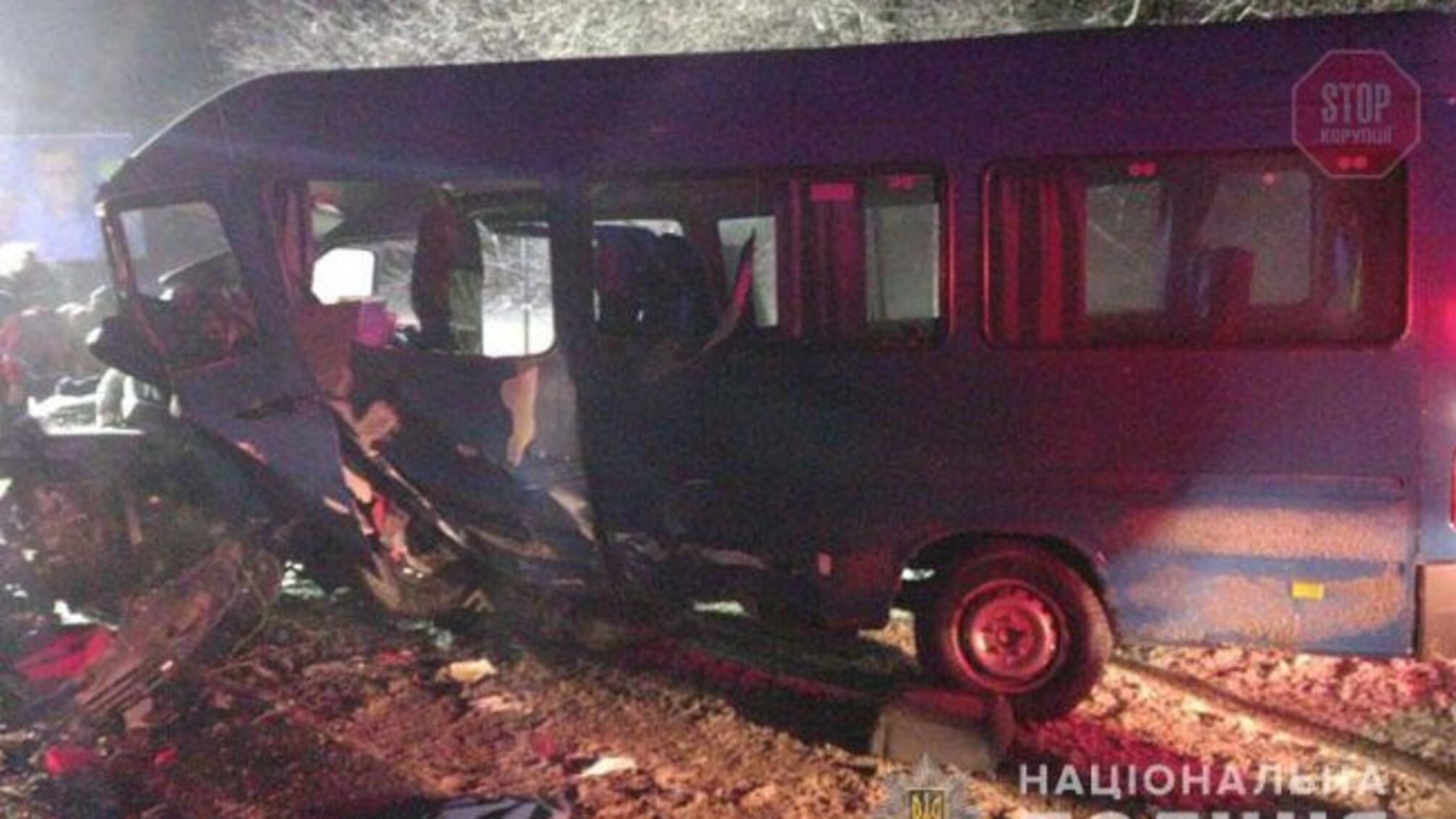 В Тернопольской области в ДТП попала маршрутка, есть пострадавшие