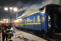 У Львові на залізничному вокзалі загорівся вагон з пасажирами