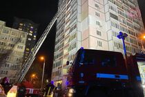 В Киеве горела многоэтажка (фото)