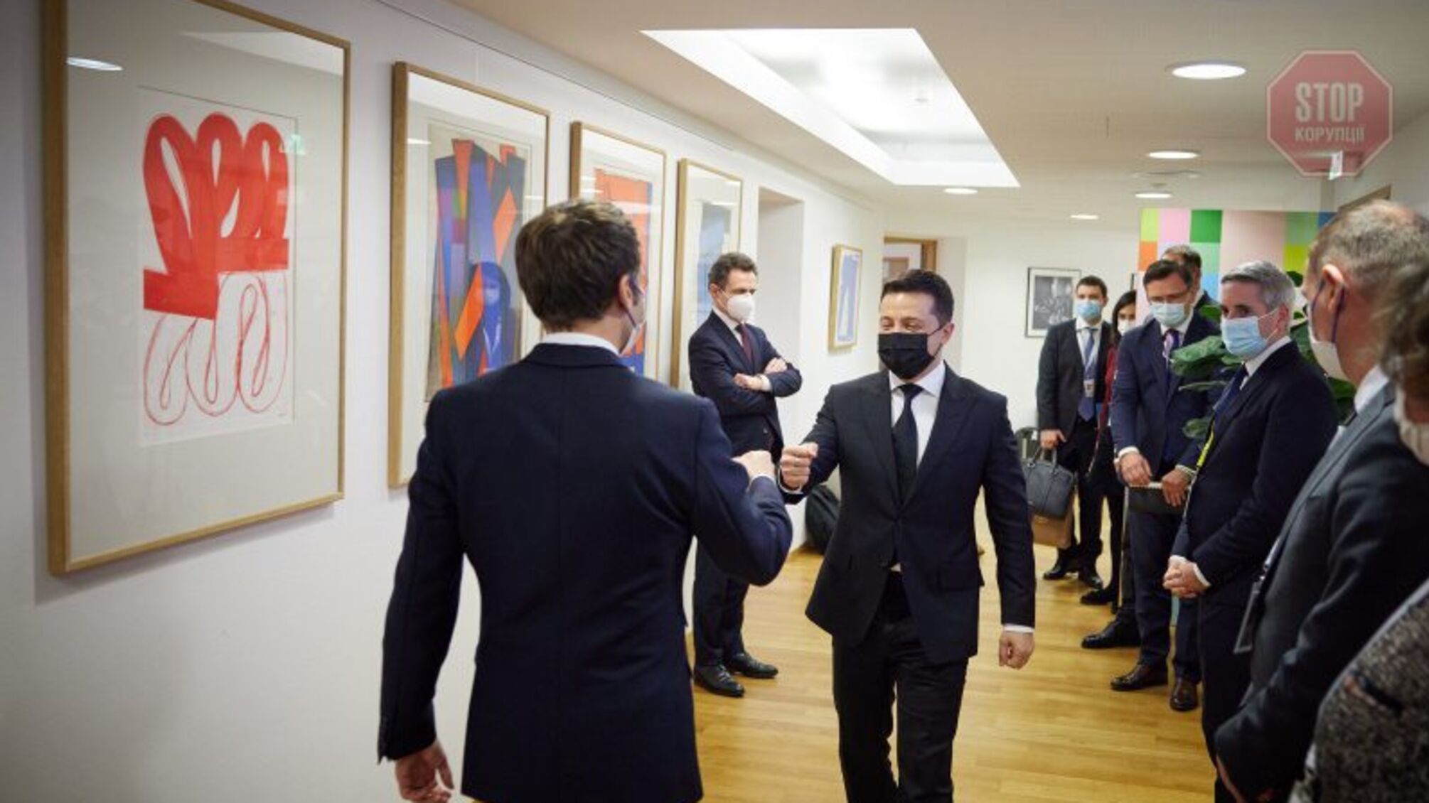 Зеленський зустрівся з президентом Франції і новим канцлером Німеччини