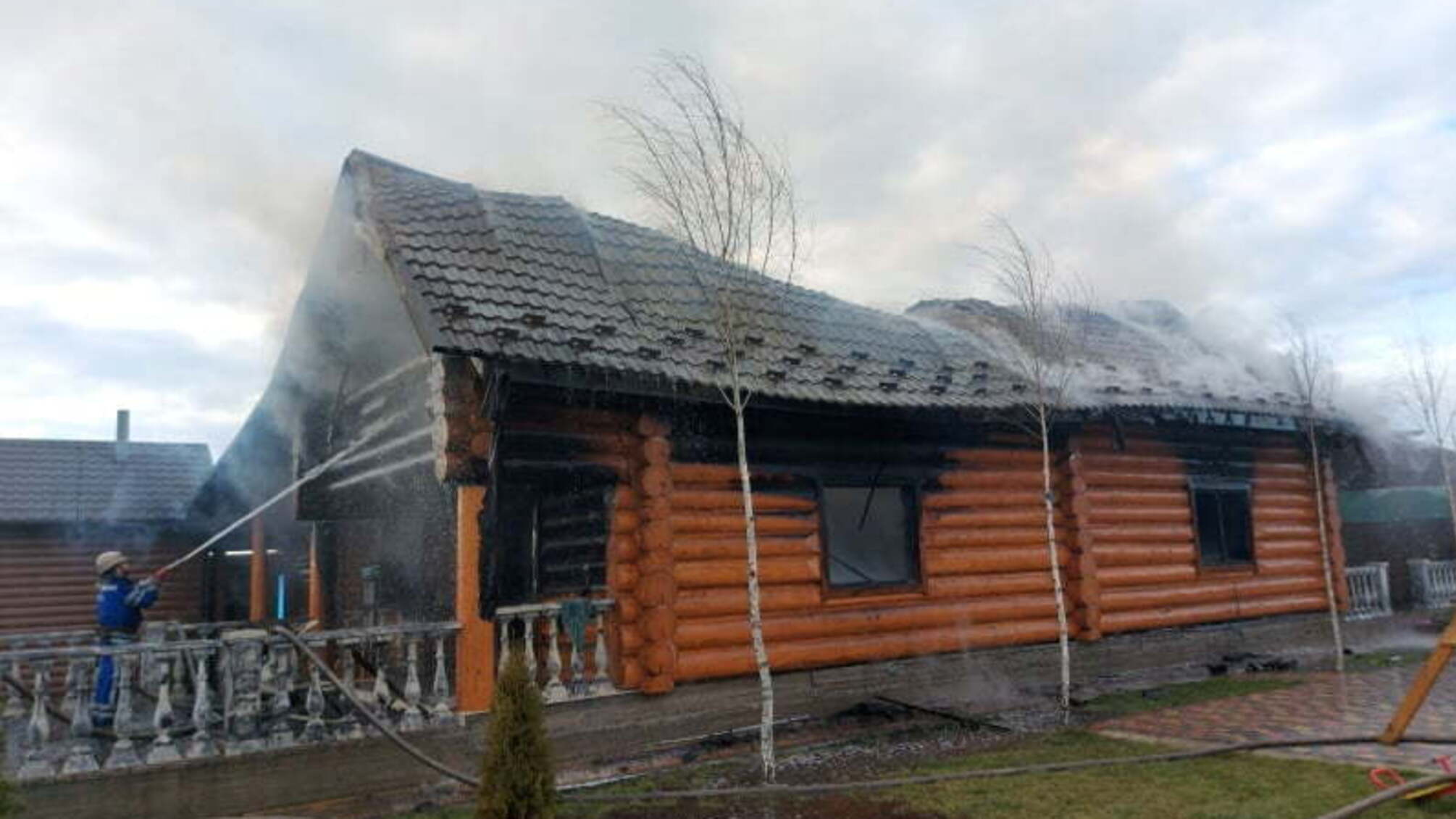 Одеська область: рятувальники ліквідували загорання сауни