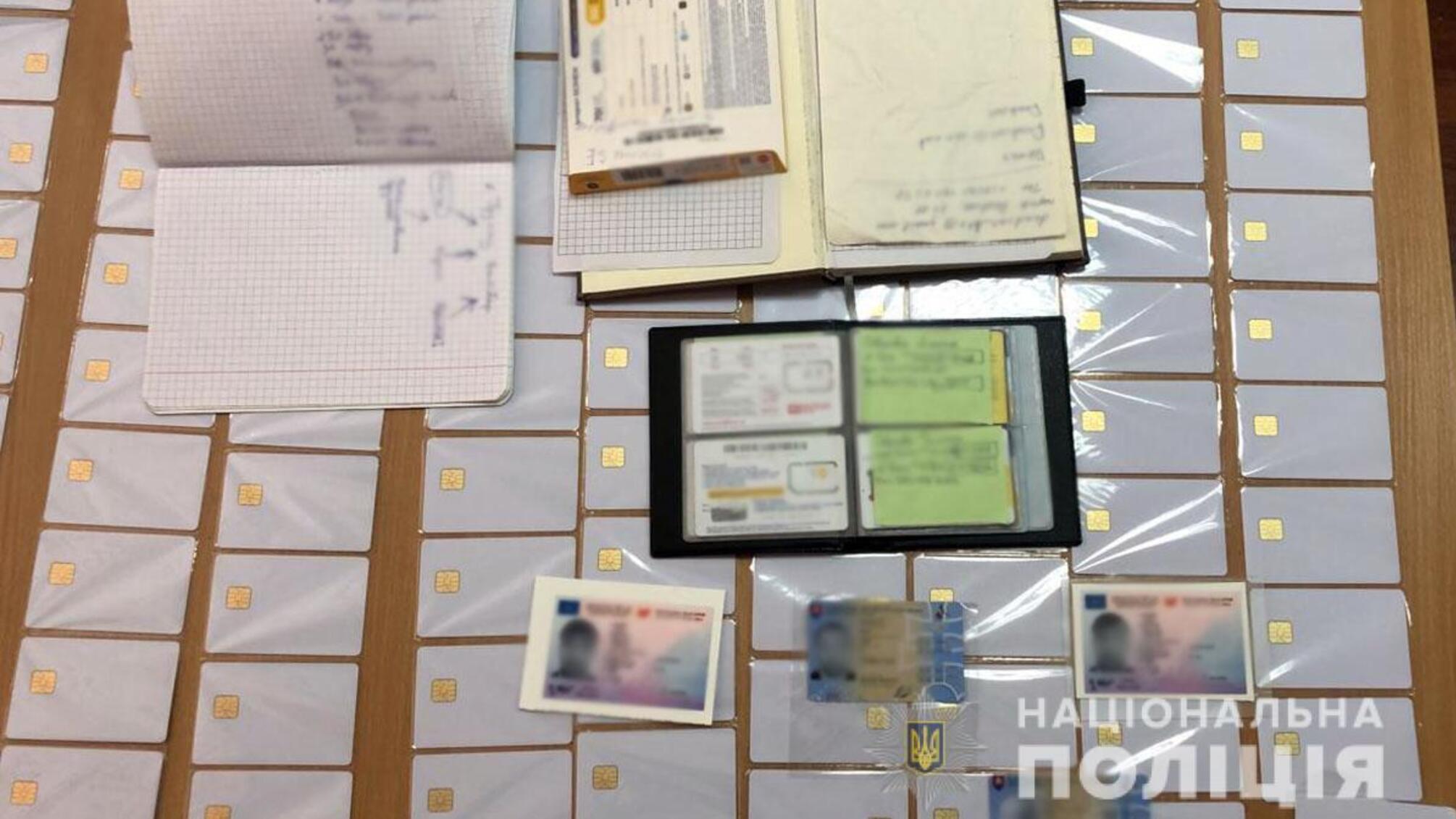 Правоохоронці Донеччини викрили міжрегіональне підприємство з виготовлення підроблених паспортів ЄС