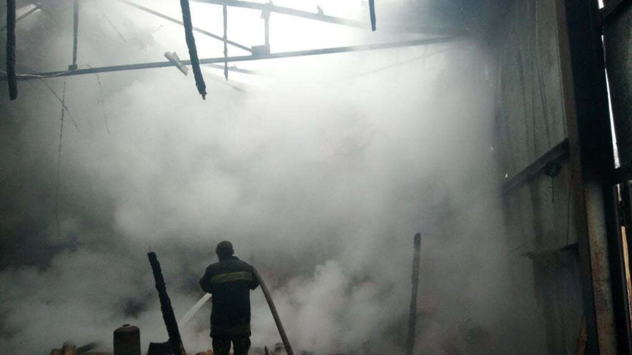 Житомирська область: рятувальники ліквідували пожежу на пилорамі