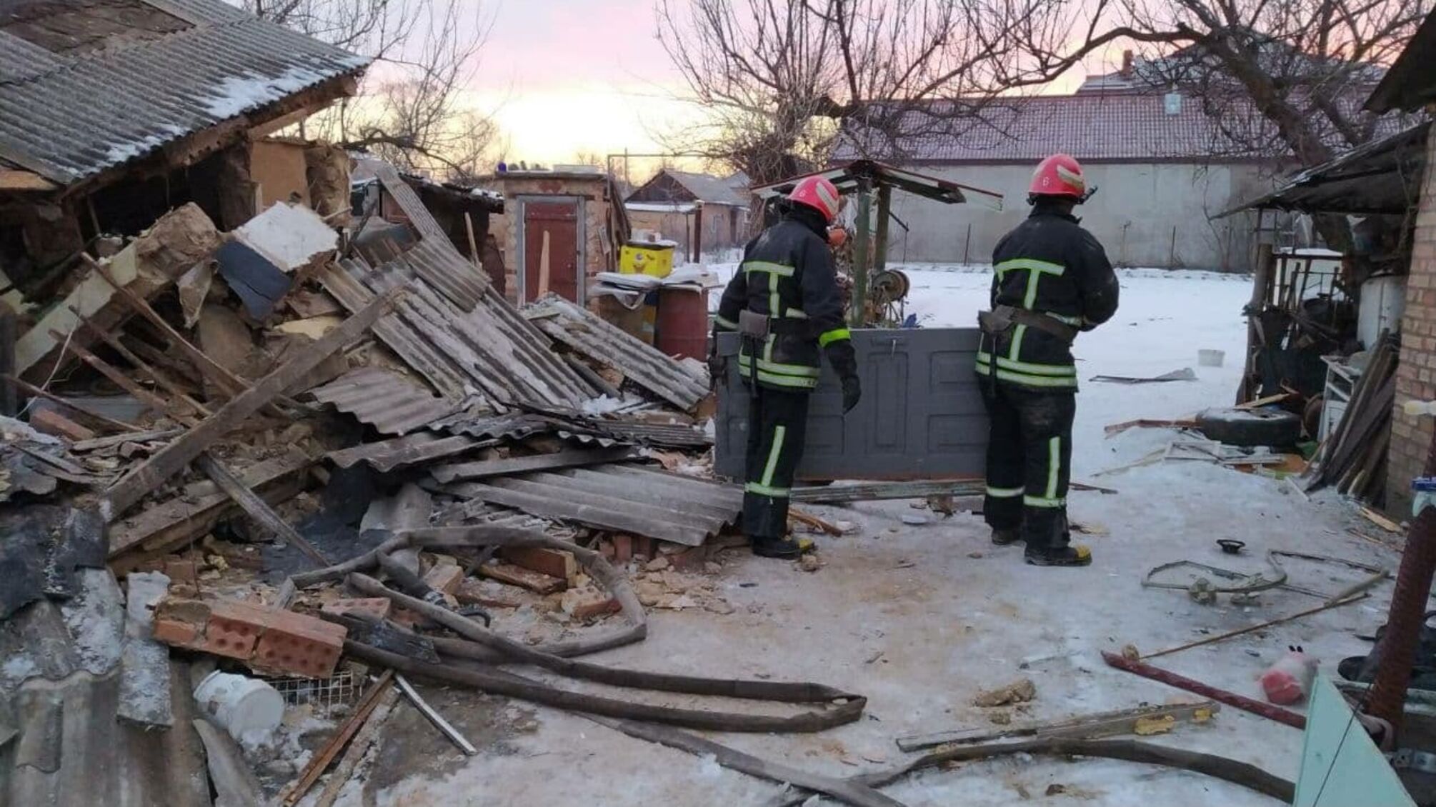 У Кропивницькому стався вибух газового балона в господарчій будівлі, внаслідок якого травмовано громадянина