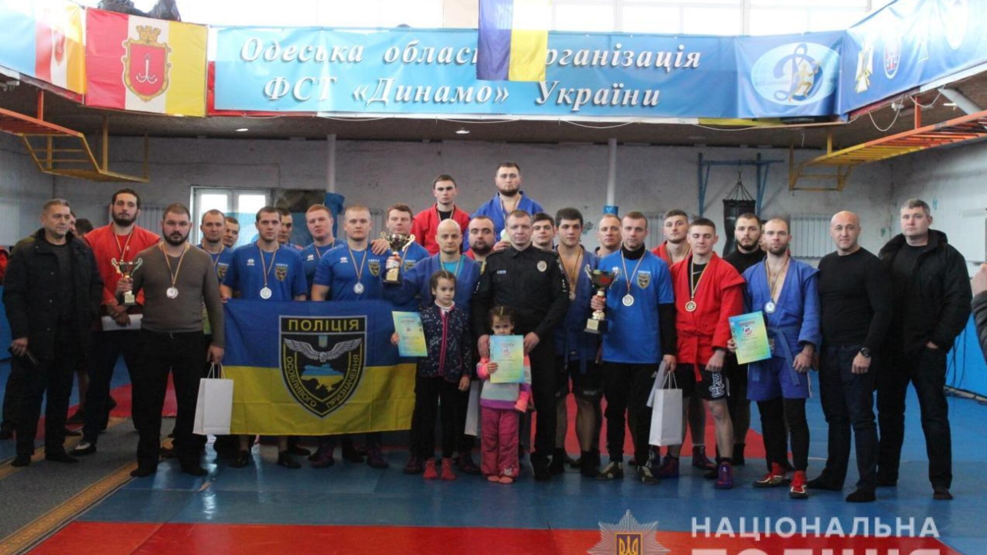 Одеський батальйон поліції особливого призначення виборов перемогу в турнірі з самбо серед підрозділів поліції регіону