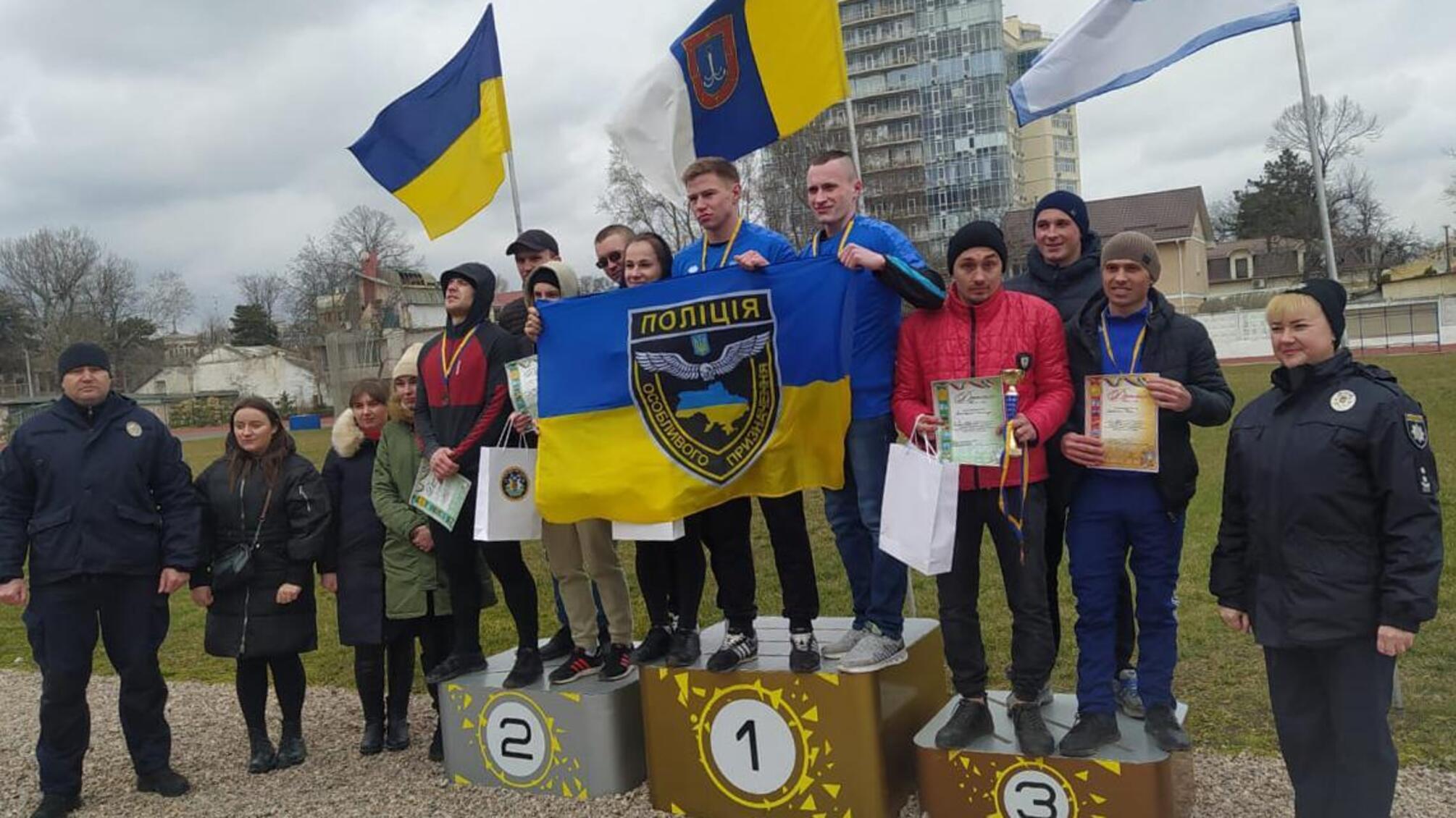 Одеський батальйон поліції особливого призначення став найкращим у змаганнях з легкоатлетичного кросу