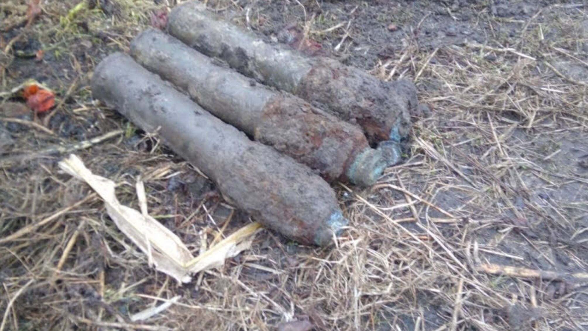 Волинська область: сапери ДСНС вилучили та знешкодили 3 артилерійські снаряди часів Другої Світової війни