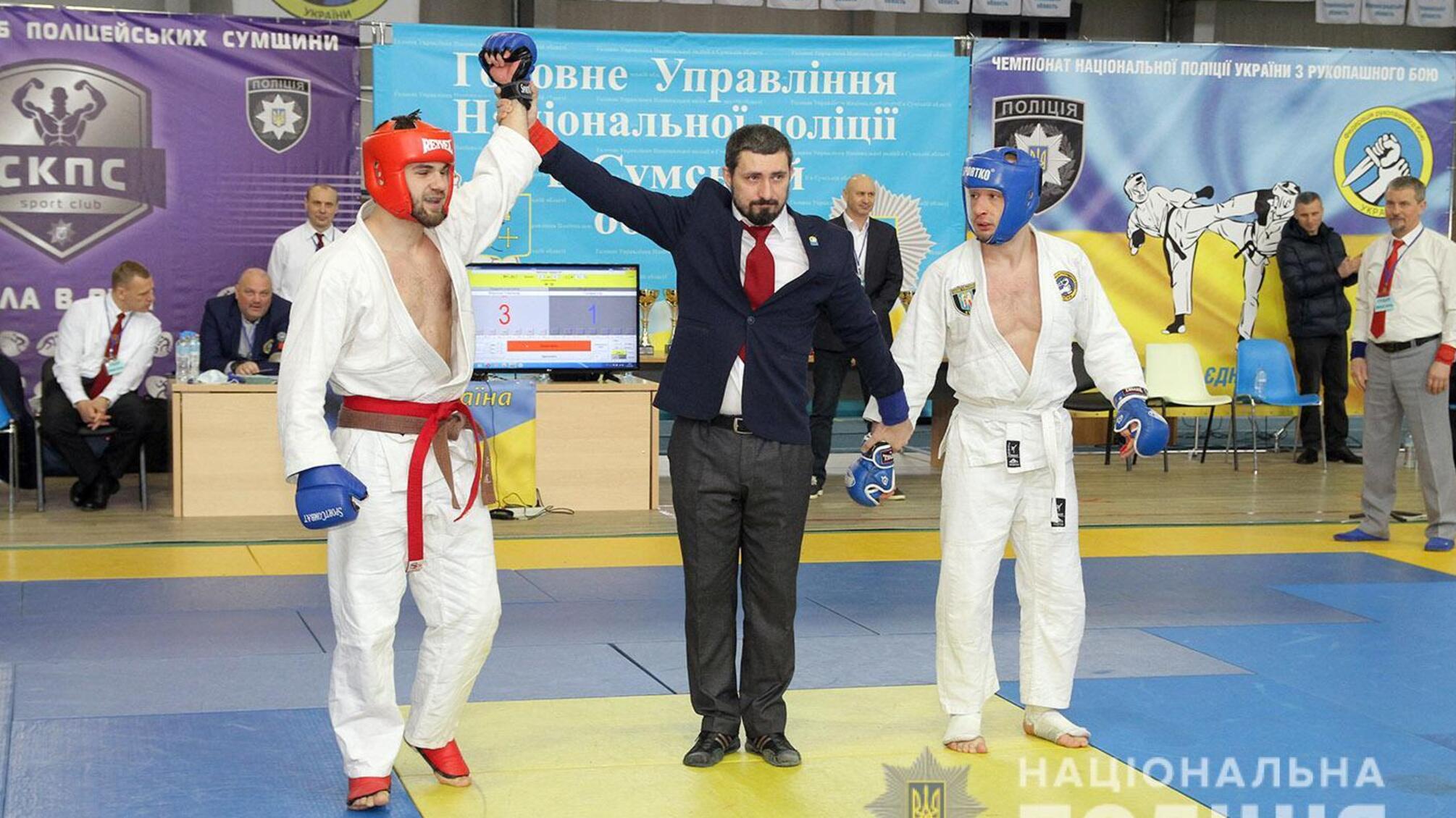 Хмельницький спецпризначенець Олександр Мирончук став переможцем Чемпіонату Національної поліції України з рукопашного бою
