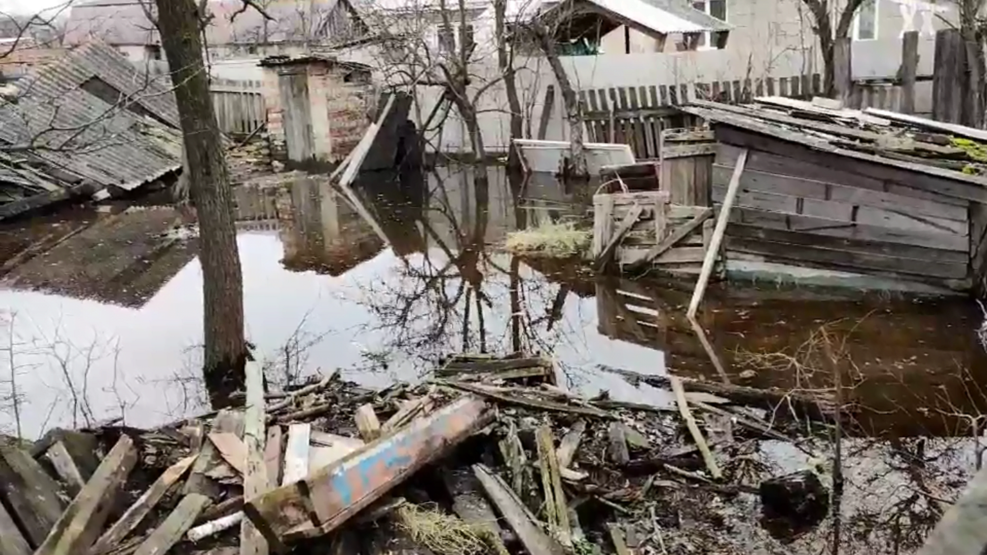 Житомирська область: бійці ДСНС відкачали воду з подвір’я та присадибної ділянки приватного домогосподарства