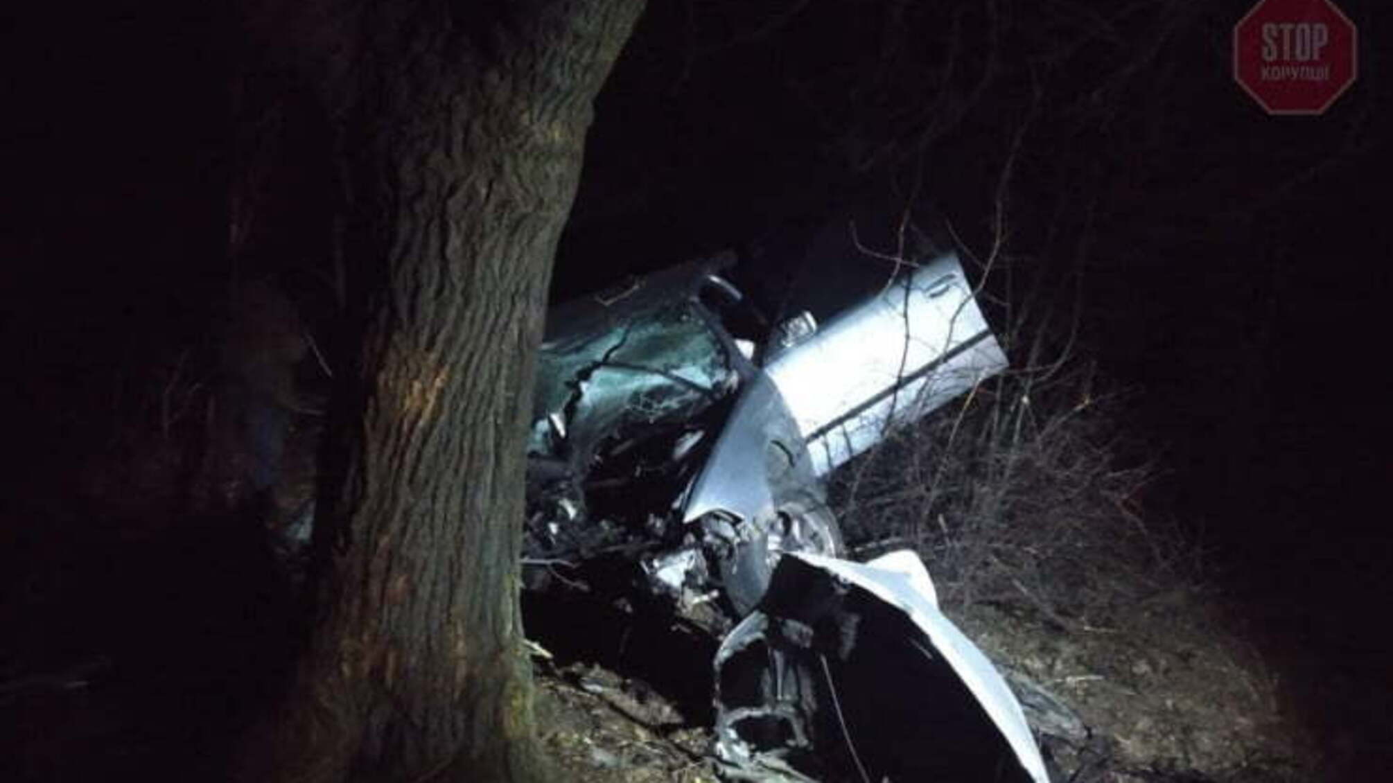 Новини Одеси: Під містом легковик влетів у дерево, є загиблі (фото)