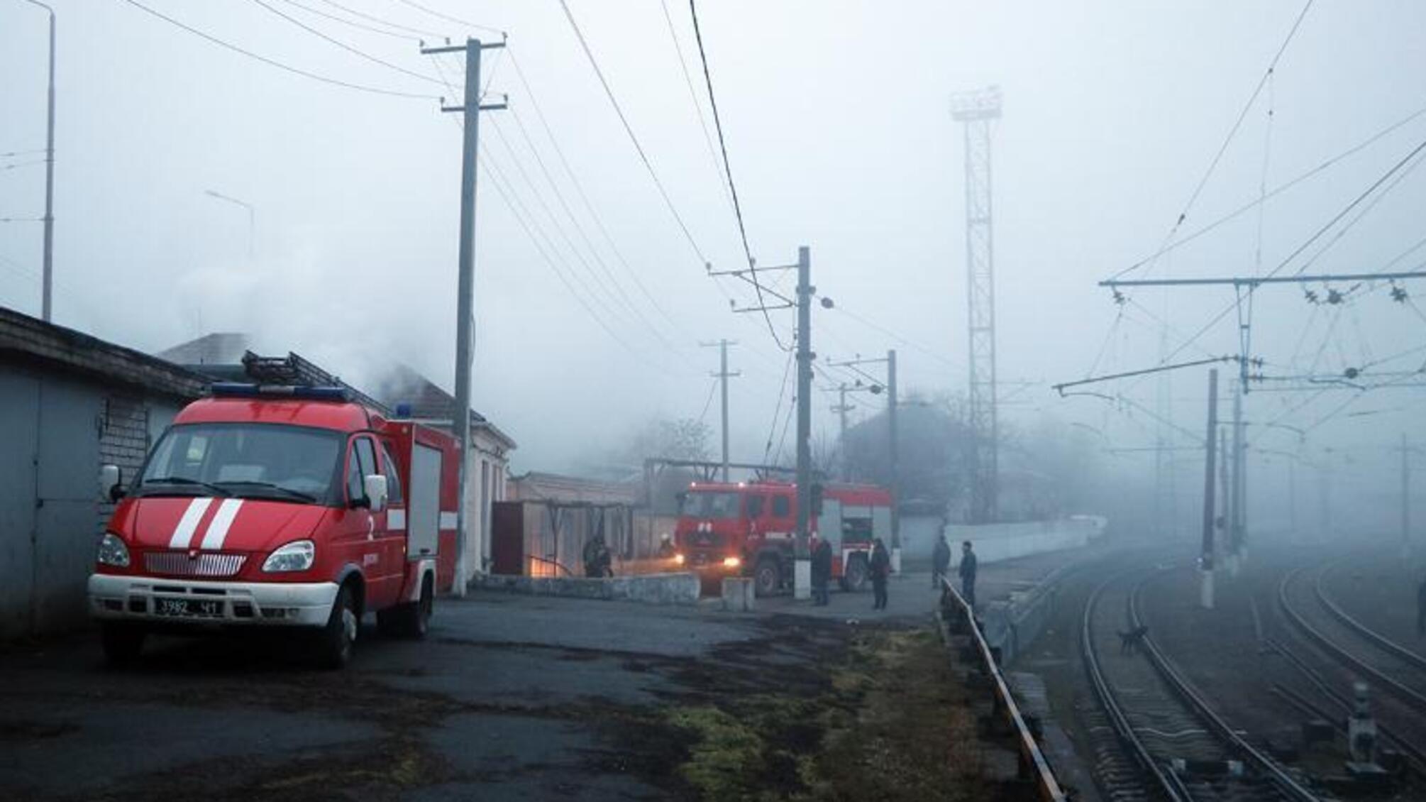 м. Дніпро: вогнеборці ліквідували пожежу на території підприємства