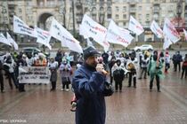 В столице предприниматели протестуют под КГГА из-за карантина (фото)