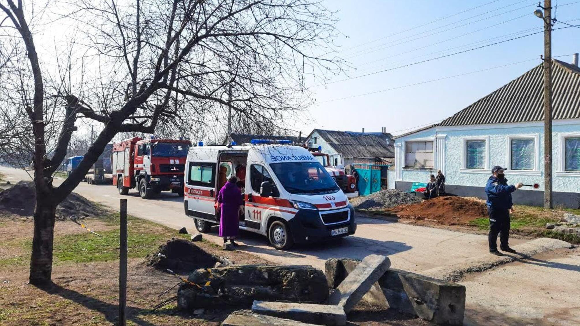 На Миколаївщині поліцейський офіцер громади врятувала родину від масштабної пожежі